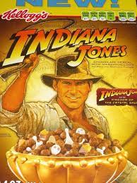 2008 Kellogg S Indiana Jones Kingdom Of Crystal Skull Cereal Box Harrison Ford Kelloggs Kids Cereal Vintage Cereal Boxes Indiana Jones