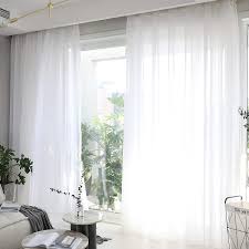 Ladybug pin striped rainbow spaceship sports tie dye design turtle umbrella zebra blackout room darkening light filtering sheer curtain panels window sheer less than 20 20 to 29 30 to 39 40 to 49 50+ <span><span class. Amazon Com Home Brilliant Sheer Curtains White Short Voile Window Curtains For Bedroom Window Treatment Set Of 2 54 X 45 Inch Kitchen Dining