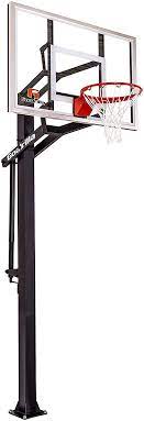 Amazon Com Goalrilla Gs54 In Ground Basketball Hoop With Adjustable Height Backboard And Pro Style Breakaway Rim In Ground Basketball Backboards Sports Outdoors