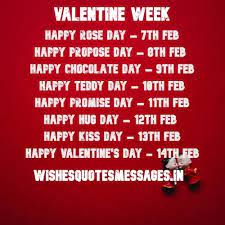 Since a rose is an evocative and strong symbol of love in different cultures, this day is truly special. 7 Feb To 21 Feb Days List February Special Days List 2021