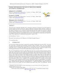 Check spelling or type a new query. Pdf Goods And Services Tax Gst In Malaysia Behind Successful Experiences