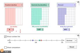 Fraction Decimal Percent Area And Grid Models Gizmo