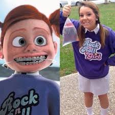 Dress Up As Darla From Finding Nemo By Following This Easy Diy Halloween Costume T Halloween Costumes Friends Disney Halloween Costumes Cool Halloween Costumes