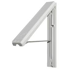 Having a hanging rack for drying clothes is one of those things that we all need in the laundry room. Instahanger White Abs Plastic Collapsible Wall Mounted Clothes Hanging System Ah12 M The Home Depot