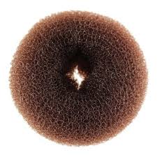 To make a bun with 2 hairbands, tie a ponytail and find its center. Brown Large Hair Donut Kmartnz