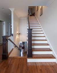 If you want to make your staircase stand out. Wood Stairs And Railing Traditional Staircase Staircase Design Wood Floor Stain Colors