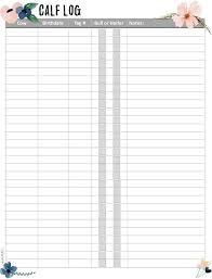 Navy And Blush Floral Farm Planner For Cattle Records Calving Sales Year Overview And Monthly Ca Cattle Farming Cattle Ranching Cattle Barn