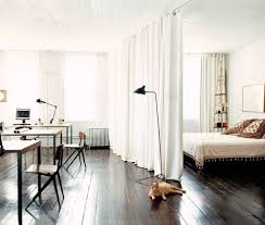 Best way to hang curtain room divider. How To Create A Bedroom In A Studio Apartment Tiny House Hacks Diy Room Divider Room Divider Curtain