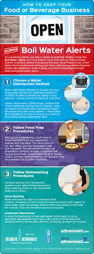 How To Keep Your Food Or Beverage Business Open During Boil Water Alerts Boilwateradvisory Drinkingwater Drinking Water Beverages Water