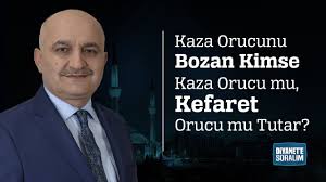 Bir ramazanın kaza borcu yerine getirilmeden, öteki ramazan gelecek olursa, kaza borcuna ilaveten bir de fidye ödeme yükümlülüğü ortaya çıkar. Kaza Orucunu Bozan Kimse Kaza Orucu Mu Kefaret Orucu Mu Tutar Diyanet Tv