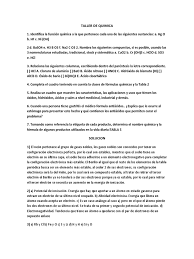 Se pone primero el elemento menos electronegativo seguido del oxígeno. Taller De Quimica Enlace Quimico Ion