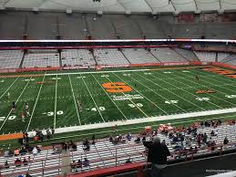 carrier dome section 302 syracuse football rateyourseats com