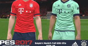 There's nothing more pleasing to our star players on the field than the bold sea of red home jerseys of fc bayern munich lighting up the stands. Pes 2017 Bayern Munich Full Gdb Kits 2018 19 Micano4u Pes Patch Fifa Patch Games