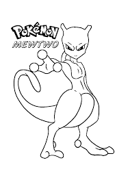 Free printable mewtwo coloring page for kids that you can print out and color. Pokemon Coloring Pages Mewtwo Astro Blog