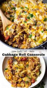 This Low Carb Unstuffed Cabbage Casserole Recipe Is A Great Family Dinner Idea Full Of Healthy Cabbage Casserole Recipes Health Dinner Recipes Healthy Recipes