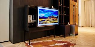 If you have an unfinished wood coffee table, consider a tv stand made with a similar look to add balance to the space. Tv Und Design Lg Furniture Concept Appliances Media Home Blog