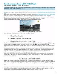 Spmb tugas belajar pkn stan. Stan 2020