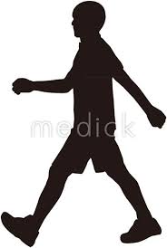 ウォーキングする男性のイラスト - 医療のイラスト・写真・動画、素材販売サイトのメディック(medick)