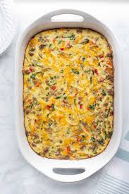 Lightly spray a 13 x 9 inch pan. Sausage Hashbrown Breakfast Casserole Gluten Free Meaningful Eats