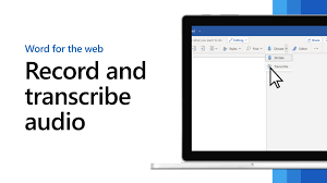 The app allows up to 15 seconds of transcriptions for free. Transcribe Your Recordings Word