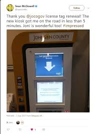 Vehicle Registration Kiosks Go Live In Johnson County Kansas Livewire Digital Kiosk Manufacturer