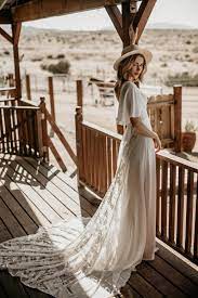 Calling All Free Spirited Brides Chance By Dreamers And Lovers Has The Boho We Bridal Dress Shops Simple Flower Girl Dresses Romantic Bohemian Wedding Dresses