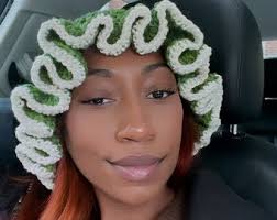 Crochet Ruffle Hat