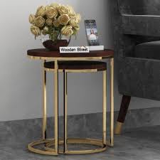 Check price in india and shop online. Nest Of Tables Buy Wood Metal Nesting Tables Online In India Upto 55 Off