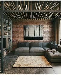Living Room Loft Style Small House Maybe A Glass Roof For Natural Light And Closing Ceiling Slats Com Imagens Refeitorios Industriais Projeto De Loft Salas Industriais