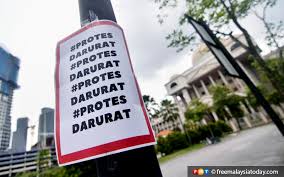 50100 kuala lumpur, malaysia coordinate: Social Media Users Start Protestdarurat Against Emergency Free Malaysia Today Fmt