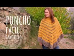 Ver más ideas sobre ponchos tejidos, tejidos, ganchillo ropa. Tutorial Poncho Facil Y Rapido Ganchillo Crochet Youtube