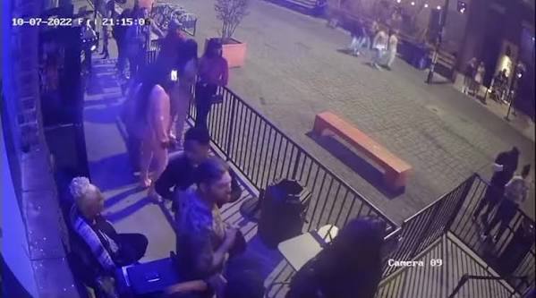 A security guard at a popular Carlsbad sports bar was arrested after  allegedly firing a stun gun at a patron at close range during a World Cup  watch party.
