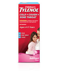 children s tylenol cold cough sore