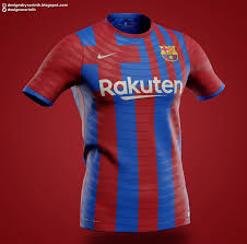Fc barcelona football shirt in stadium version. Barca Buzz On Twitter Leaked Fc Barcelona Home Kit For The 2021 22 Season Via Footy Headlines