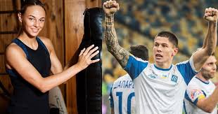 Украинский футболист, защитник клуба «динамо (киев)» и сборной украины. Raspalas Samaya Krasivaya Para Ukrainskogo Sporta Darya Bilodid Rasstalas S Denisom Popovym