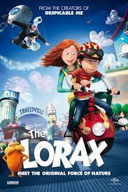 The movie is in 3d because that's what studios mandate for their cgi animated films. The Lorax Movie Review