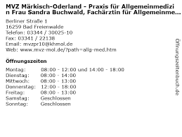 ᐅ MVZ Märkisch-Oderland