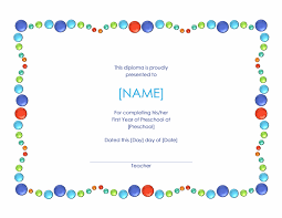 Maybe you would like to learn more about one of these? Preschool Completion Certificate Free Certificate Templates In Academic Award Certificates Category