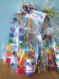 Themed Goodie Bag Ideas For Kids Birthday Party From House To Home Rainbow Birthday Party Pony Party Kid Party Favors Rainbow Birthday