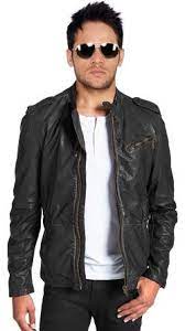 Mens Leather Biker Jackets Vintage At Leatherfads Mens Leather Jacket Biker Leather Jacket Men Mens Jackets