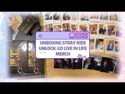 Sales period is subject to change based on . Unboxing Stray Kids Unlock Go Live In Life Merch The Visuals Are Insane Youtube