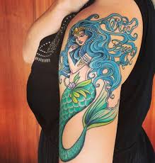 Also, the tail of the mermaid is inked with solid black ink. 100 Beautiful Mermaid Tattoos For Men 2021 Designs With Meaning