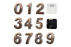 Mailbox numbers vinyl decal, mailbox address numbers decal, mailbox number stickers (cost for 5 numbers or less). Mailbox Numbers House Numbers 0 9 2 Inch Address Numbers Stickers Door Numbers Silver Shiny Metal Plating Process Copper Color Kogan Com