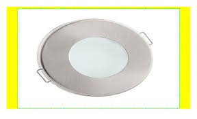 Lhg led badezimmer deckenleuchte ip44 in chrom glanzend opalglas. Luxvenum 5x Dimmbare Ultra Flache 25mm Bad Led Einbau Strahler