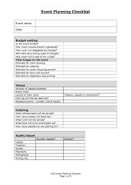 You'll need to stick these in a folder or a binder with sheet protectors to really keep organized 🙂. 50 Professional Event Planning Checklist Templates á… Templatelab
