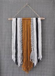 ~ 8 x 15 / 21 x 38 cm width of. Modern Yarn Wall Hanging Wall Hanging Diy Yarn Wall Art Yarn Wall Hanging