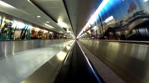 Lucky for these travelers, it does not seem like airport moving walkways are going away any time soon. Frankfurt Airport Fra Moving Walkway Youtube