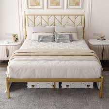 Morethis is a very good looking black stained oak captains platform style full made from a dark stained oak wood with simple headboard with attached single drawer nightstands with a platform bed frame with 6 lower. Easy Assembly 14 Inches Metal Mattress Foundation With Storage Black No Box Spring Needed Allewie Full Size Modern Platform Bed Frame With Vintage Headboard Home Kitchen Furniture Femsa Com
