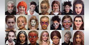 Einfaches halloween make up in rock and roll stil. Halloween Schminken Einfach Kostume Selber Machen Genial