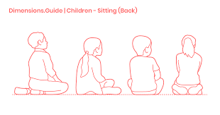 Wait for a few seconds. Sitting Children Back Dimensions Drawings Dimensions Com